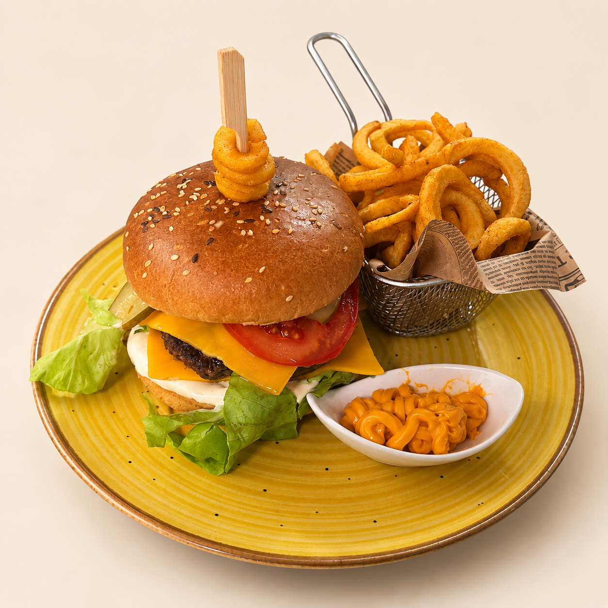 Burger clasic cu carne de vită